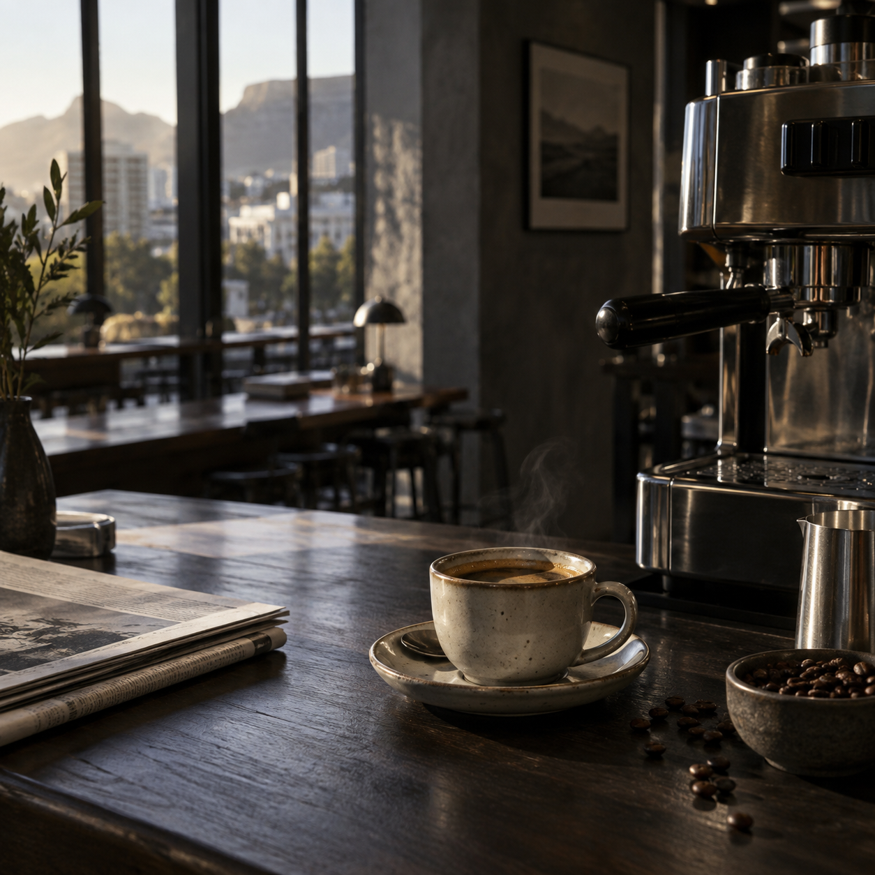 Cape Town café interior
